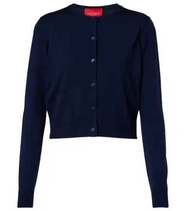 Carolina Herrera Cropped wool cardigan | Thumbnail 1