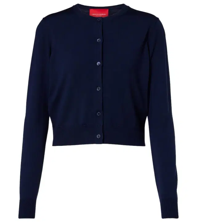 Carolina Herrera Cropped wool cardigan