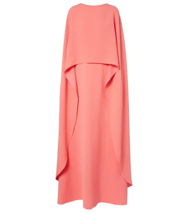 Carolina Herrera Caped crêpe gown