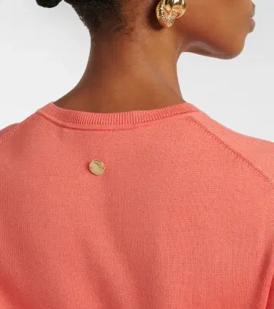 Carolina Herrera Cropped silk and cotton cardigan | Thumbnail 6