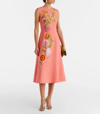 Carolina Herrera Embroidered floral cocktail dress | Thumbnail 4 Carolina Herrera Embroidered floral cocktail dress | Thumbnail 4