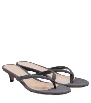 Gianvito Rossi Calypso 35 suede thong sandals | Thumbnail 1