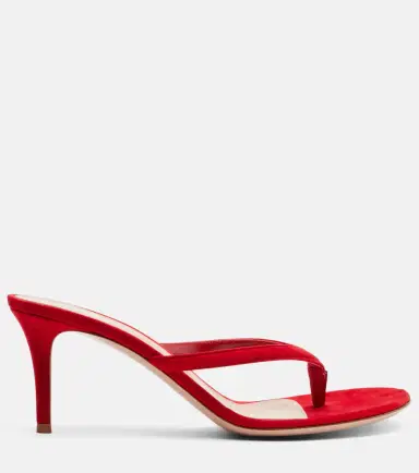 Gianvito Rossi Calypso suede thong sandals | Thumbnail 3