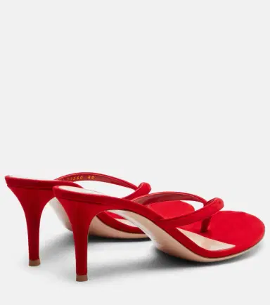 Gianvito Rossi Calypso suede thong sandals | Thumbnail 4