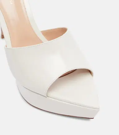 Gianvito Rossi Dasha 85 patent leather platform mules | Thumbnail 4 Gianvito Rossi Dasha 85 patent leather platform mules | Thumbnail 4