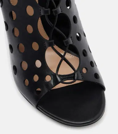 Gianvito Rossi 95 perforated leather pumps | Thumbnail 3 Gianvito Rossi 95 perforated leather pumps | Thumbnail 3