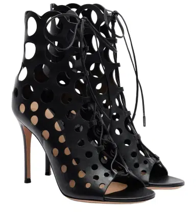 Gianvito Rossi 95 perforated leather pumps | Thumbnail 1 Gianvito Rossi 95 perforated leather pumps | Thumbnail 1