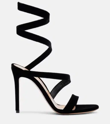Gianvito Rossi Opera 105 velvet sandals | Thumbnail 2