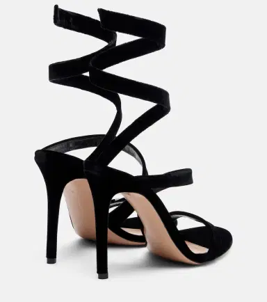 Gianvito Rossi Opera 105 velvet sandals | Thumbnail 3