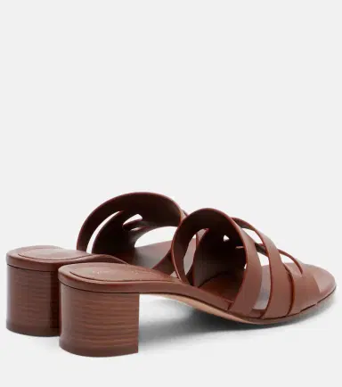 Gianvito Rossi Nora leather mules | Thumbnail 4 Gianvito Rossi Nora leather mules | Thumbnail 4