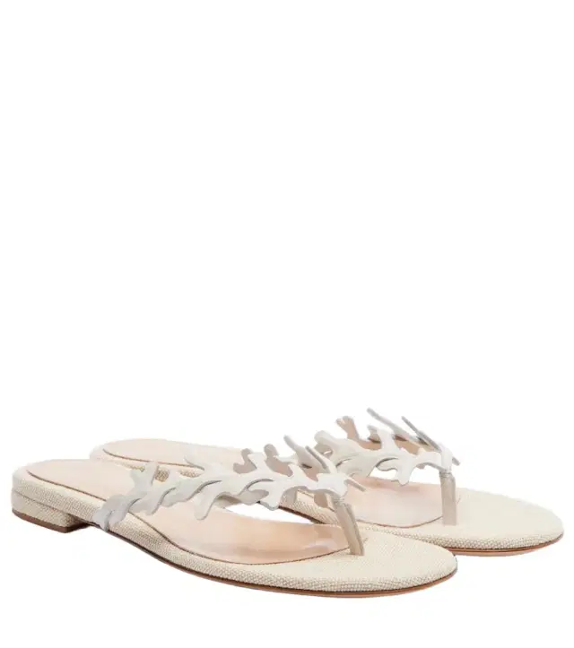 Gianvito Rossi Paros leather thong sandals
