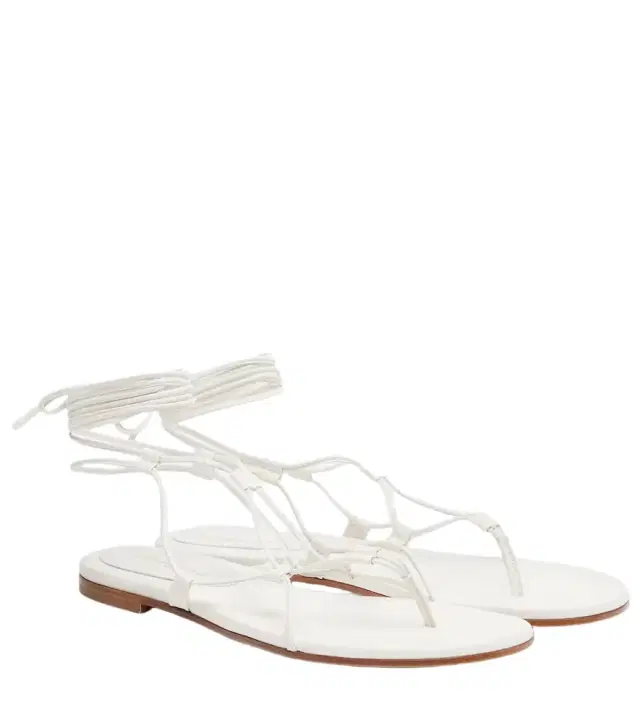 Gianvito Rossi Leather gladiator sandals