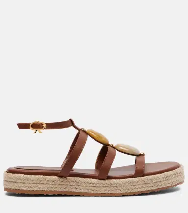 Gianvito Rossi Embellished leather espadrille sandals | Thumbnail 2 Gianvito Rossi Embellished leather espadrille sandals | Thumbnail 2