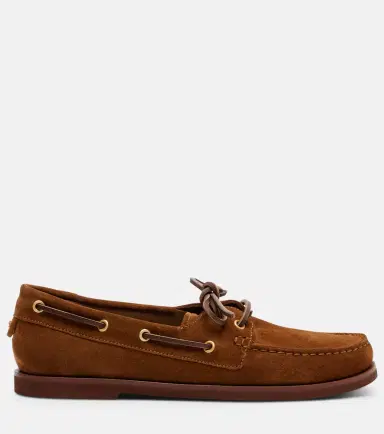 Gianvito Rossi Vandee suede boat shoes | Thumbnail 4