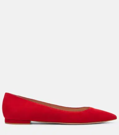 Gianvito Rossi Suede ballet flats | Thumbnail 2 Gianvito Rossi Suede ballet flats | Thumbnail 2