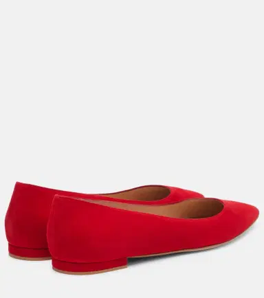 Gianvito Rossi Suede ballet flats | Thumbnail 4 Gianvito Rossi Suede ballet flats | Thumbnail 4