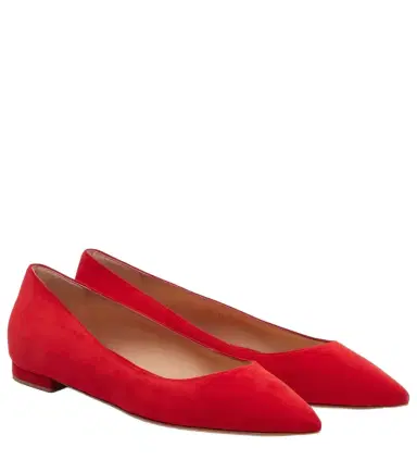 Gianvito Rossi Suede ballet flats | Thumbnail 1 Gianvito Rossi Suede ballet flats | Thumbnail 1