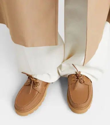 Gianvito Rossi Olonne leather boat shoes | Thumbnail 5 Gianvito Rossi Olonne leather boat shoes | Thumbnail 5