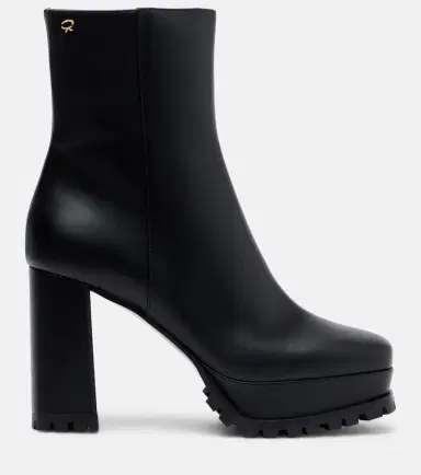 Gianvito Rossi Harlem leather platform ankle boots | Thumbnail 3