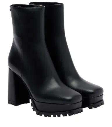 Gianvito Rossi Harlem leather platform ankle boots | Thumbnail 1
