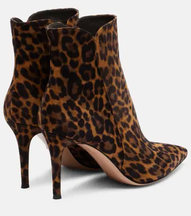 Gianvito Rossi Levy 85 leopard-print suede ankle boots | Thumbnail 4 Gianvito Rossi Levy 85 leopard-print suede ankle boots | Thumbnail 4