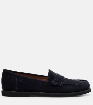Gianvito Rossi Vernon suede penny loafers | Thumbnail 2 Gianvito Rossi Vernon suede penny loafers | Thumbnail 2