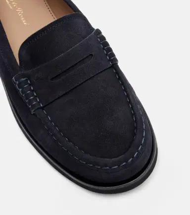 Gianvito Rossi Vernon suede penny loafers | Thumbnail 3 Gianvito Rossi Vernon suede penny loafers | Thumbnail 3