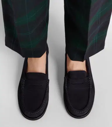 Gianvito Rossi Vernon suede penny loafers | Thumbnail 5 Gianvito Rossi Vernon suede penny loafers | Thumbnail 5