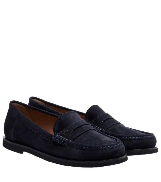 Gianvito Rossi Vernon suede penny loafers