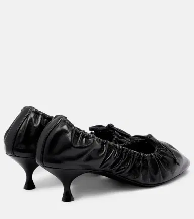Herbert Levine Gather Around leather pumps | Thumbnail 3