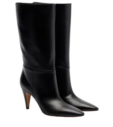 Gianvito Rossi Elise 85 leather mid-calf boots | Thumbnail 1 Gianvito Rossi Elise 85 leather mid-calf boots | Thumbnail 1