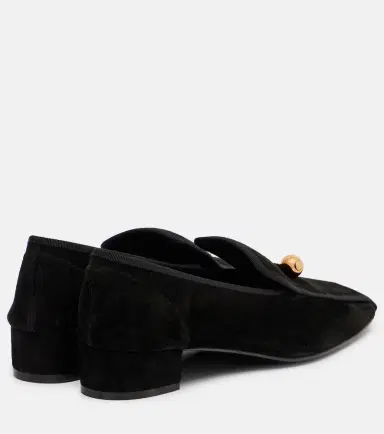 Herbert Levine Showtime suede loafer pumps | Thumbnail 3 Herbert Levine Showtime suede loafer pumps | Thumbnail 3