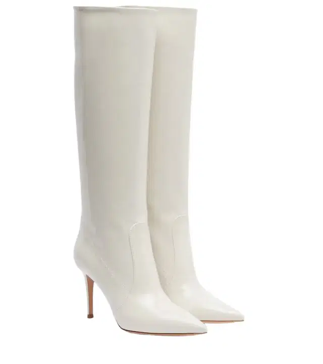 Gianvito Rossi Hansen 85 patent leather knee-high boots
