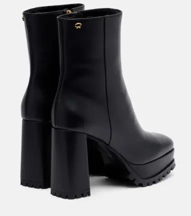 Gianvito Rossi Leather platform ankle boots | Thumbnail 2