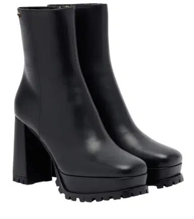 Gianvito Rossi Leather platform ankle boots | Thumbnail 1