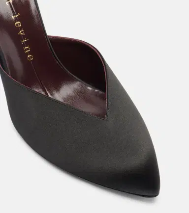 Herbert Levine Sitting Pretty satin mules | Thumbnail 2 Herbert Levine Sitting Pretty satin mules | Thumbnail 2