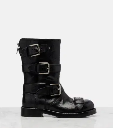 Dolce & Gabbana Leather biker boots | Thumbnail 2