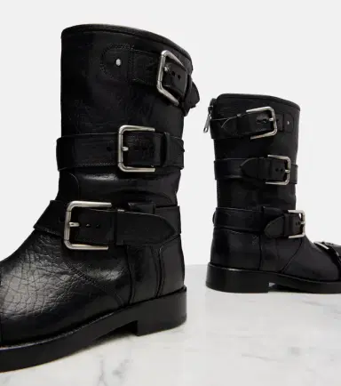 Dolce & Gabbana Leather biker boots | Thumbnail 3