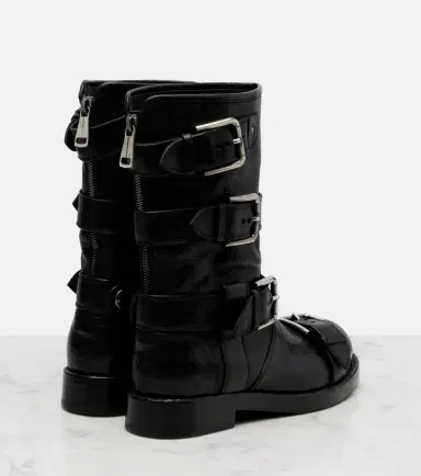 Dolce & Gabbana Leather biker boots | Thumbnail 4