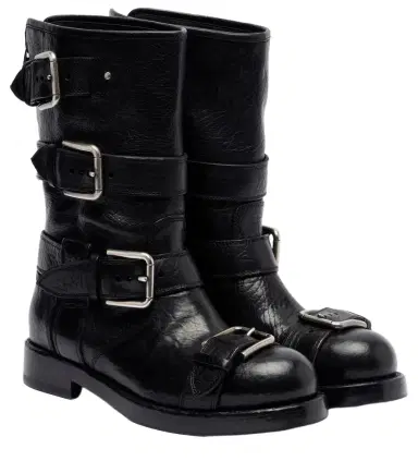 Dolce & Gabbana Leather biker boots | Thumbnail 1