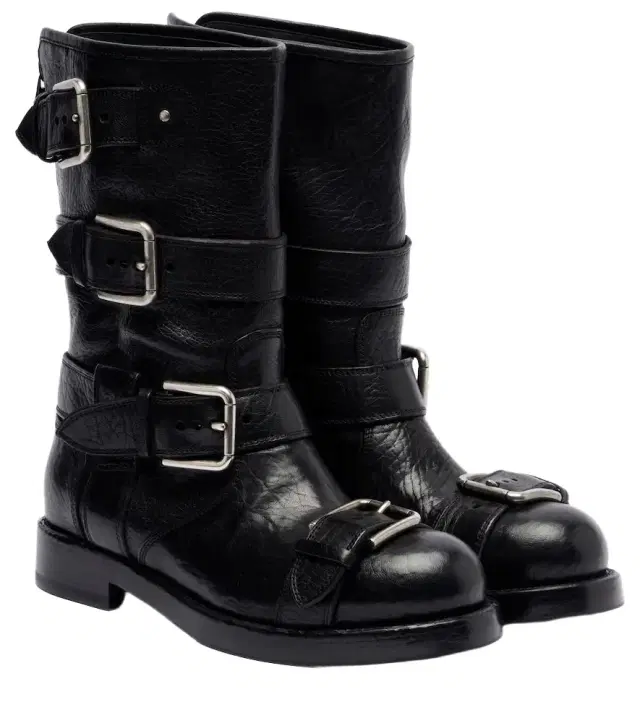 Dolce & Gabbana Leather biker boots