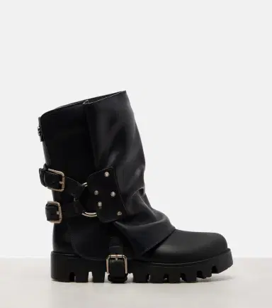 Dolce & Gabbana Leather biker boots | Thumbnail 2