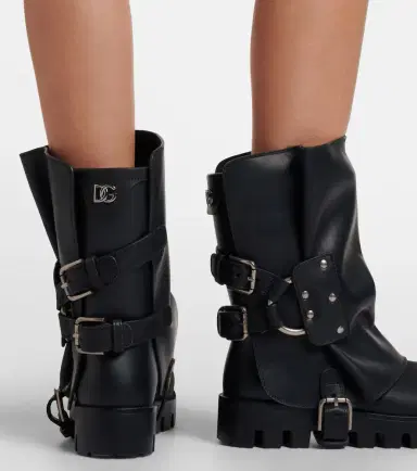 Dolce & Gabbana Leather biker boots | Thumbnail 6
