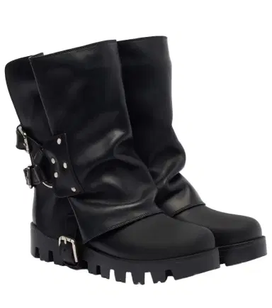 Dolce & Gabbana Leather biker boots | Thumbnail 1