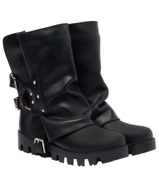 Dolce & Gabbana Leather biker boots