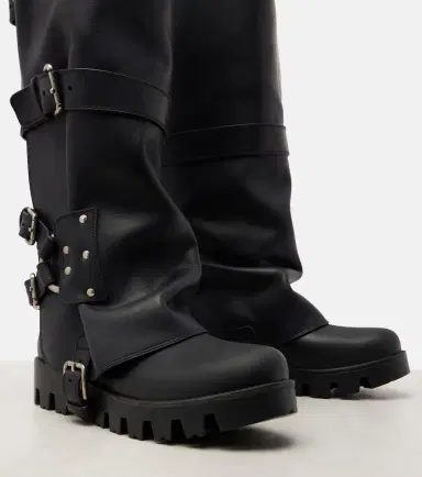 Dolce & Gabbana Leather biker boots | Thumbnail 2 Dolce & Gabbana Leather biker boots | Thumbnail 2
