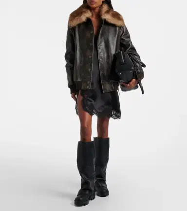 Dolce & Gabbana Leather biker boots | Thumbnail 5 Dolce & Gabbana Leather biker boots | Thumbnail 5
