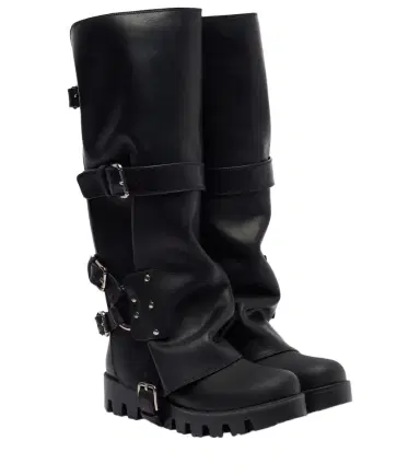 Dolce & Gabbana Leather biker boots | Thumbnail 1 Dolce & Gabbana Leather biker boots | Thumbnail 1