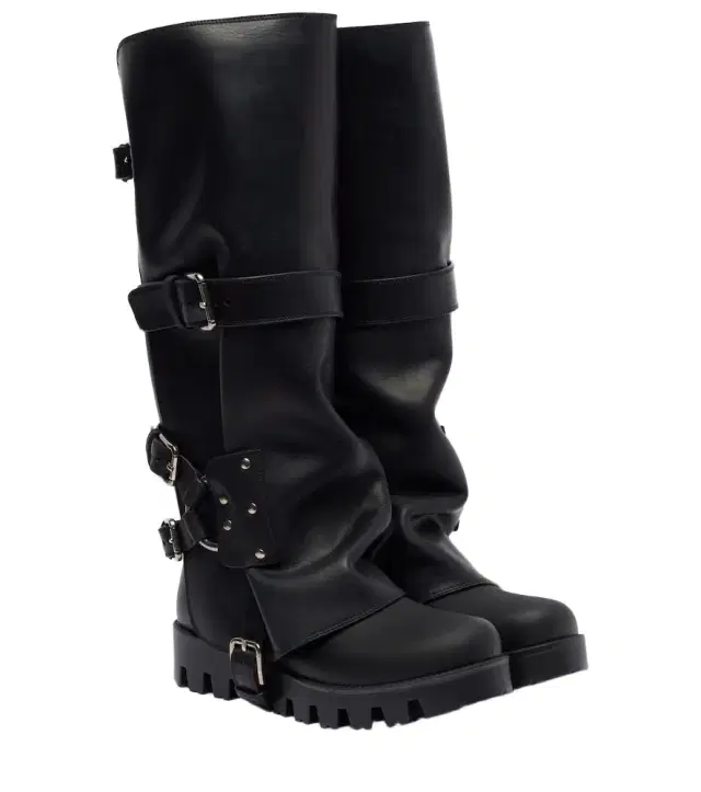 Dolce & Gabbana Leather biker boots
