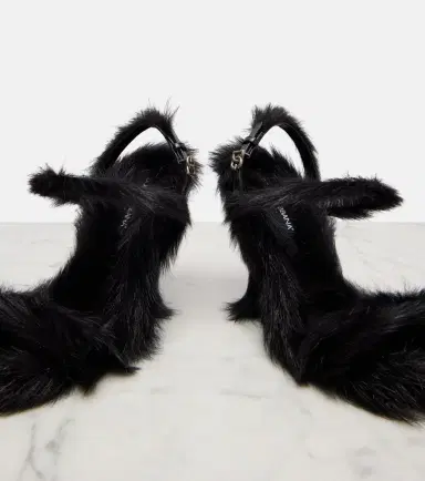 Dolce & Gabbana 105 shearling sandals | Thumbnail 4 Dolce & Gabbana 105 shearling sandals | Thumbnail 4